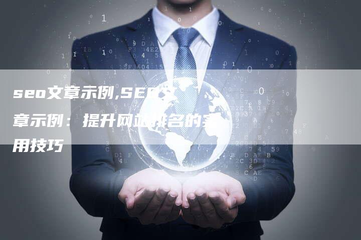 seo文章示例,SEO文章示例：提升网站排名的实用技巧