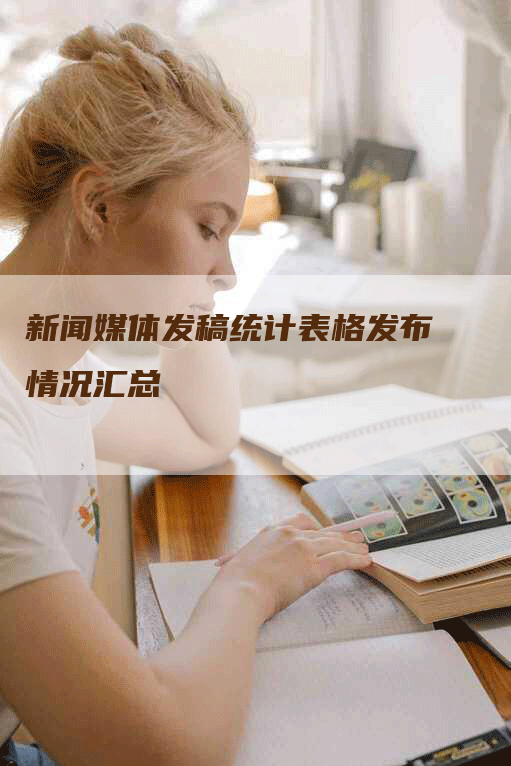 新闻媒体发稿统计表格发布情况汇总