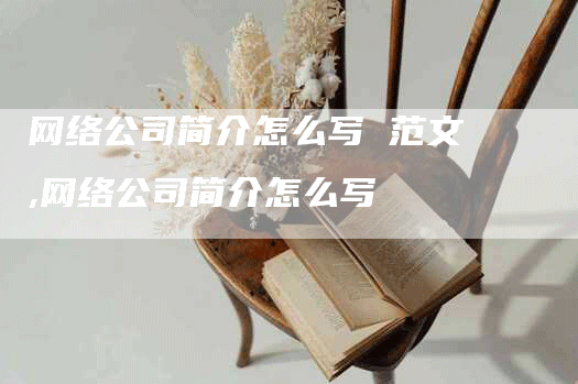 网络公司简介怎么写 范文,网络公司简介怎么写