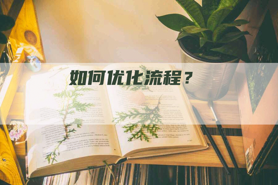 如何优化流程？