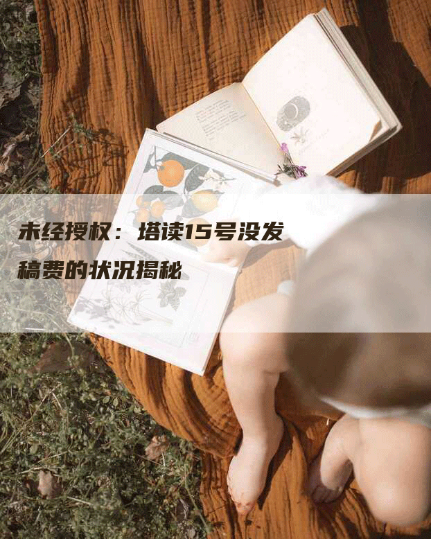 未经授权：塔读15号没发稿费的状况揭秘