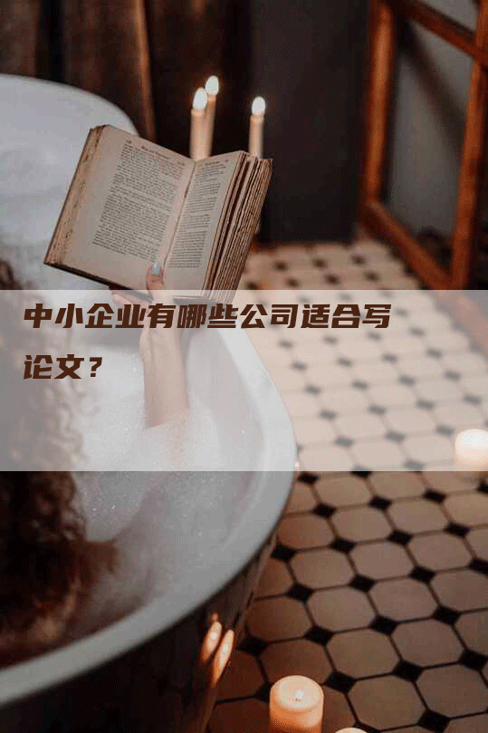 中小企业有哪些公司适合写论文？