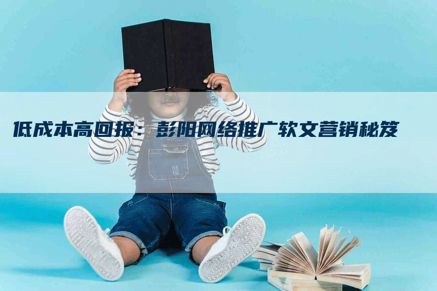 低成本高回报：彭阳网络推广软文营销秘笈