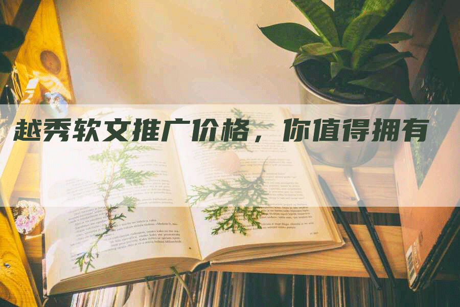 越秀软文推广价格，你值得拥有